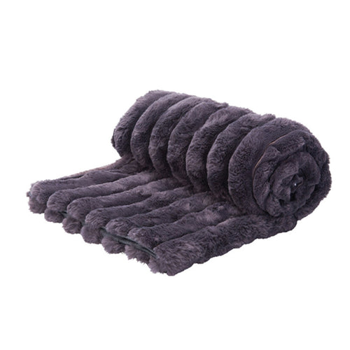 Plaid natalizio soffice in poliestere per decorazioni natalizie 160 x 130 cm