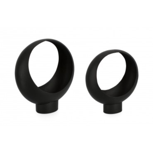 Set 2 Portafiore Keyra Tondo per uso interno ed esterno.