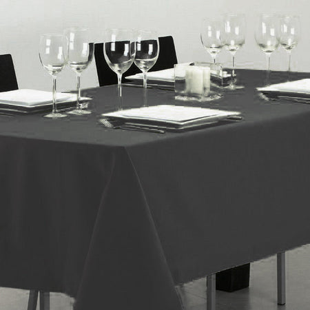 Tovaglia nataliza da 250 x 145 cm, decorazione in plastica, tinta unita