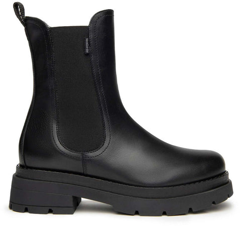 Nerogiardini Anfibi Donna Tinta Unita Anfibio Boots in Pelle Con Suola in Gomma E Tacco 5 Cm Collezione Aut-Inv 2022/2023
