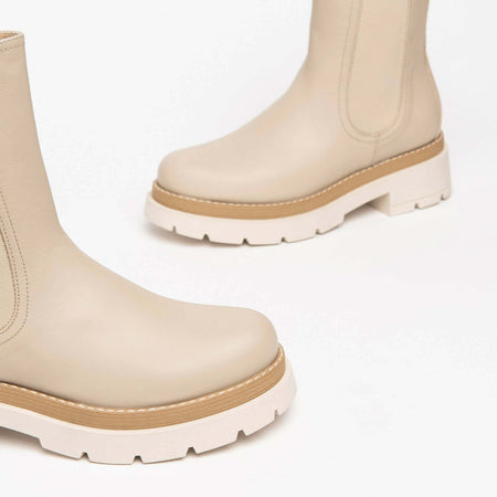 Nerogiardini Anfibi Donna Tinta Unita Anfibio Boots in Pelle Con Suola in Gomma E Tacco 5 Cm Collezione Aut-Inv 2022/2023