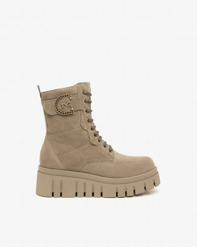 Nerogiardini donna anfibi in camoscio