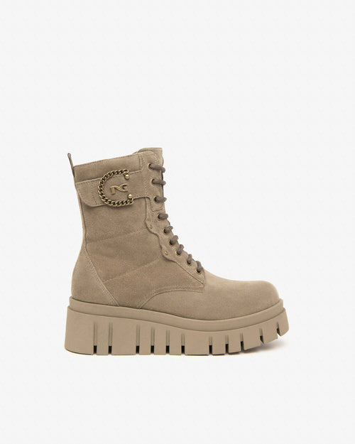 Nerogiardini donna anfibi in camoscio