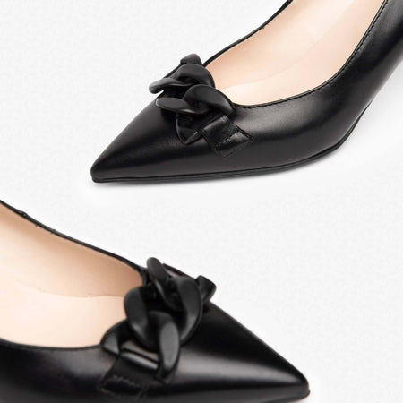Nerogiardini Donna Dècollettè In Pelle Nuova Collezione