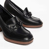 Nerogiardini Donna Mocassini in Pelle Nuova Collezione Tacco 8 Cm