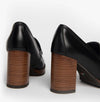 Nerogiardini Donna Mocassini in Pelle Nuova Collezione Tacco 8 Cm