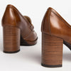 Nerogiardini Donna Mocassini in Pelle Nuova Collezione Tacco 8 Cm