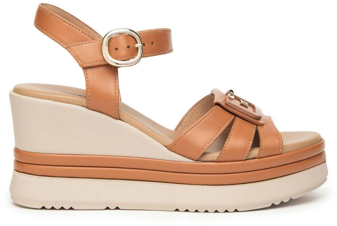 Nerogiardini donna sandali in pelle