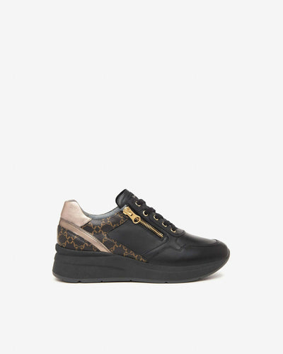 Nerogiardini donna sneakers in pelle