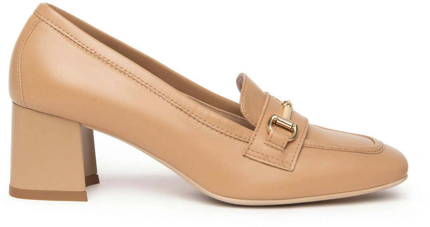 Nerogiardini Mocassini Donna In Pelle Con Tacco 5cm E409471d4