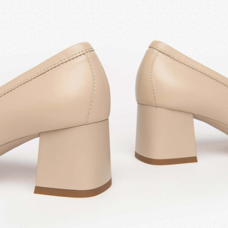 Nerogiardini Mocassini Donna In Pelle Con Tacco 5cm E409471d4
