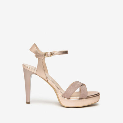 Nerogiardini Sandali Donna Con Tacco Alto in Pelle  E410102D