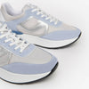 Nerogiardini Scarpe Donna Sneakers in Pelle E Camoscio Con Lacci E Suola in Gomma