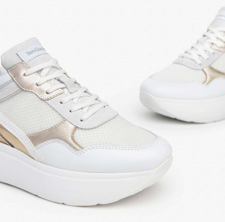 NeroGiardini Sneakers Donna Plateau E409821/707 Bianco