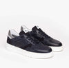 Nerogiardini Sneakers Uomo Blu In Pelle Suola Bianca Scarpa Lacci Suola in Gomma Autunno Inverno 2022/2023 I202591U