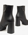 Nerogiardini Stivali Donna Tronchetti in Pelle I410905 D con Tacco