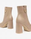 Nerogiardini Stivali Donna Tronchetti in Pelle I410905 D con Tacco
