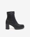 Nerogiardini Stivali Neri Donna I411853D100 Tronchetti in Pelle
