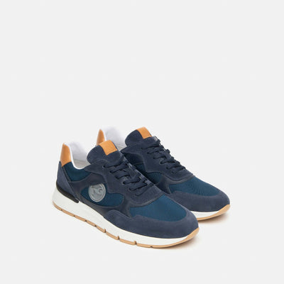 Nerogiardini uomo sneakers in camoscio pelle e tela nuova collezione