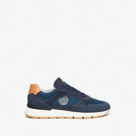 Nerogiardini uomo sneakers in camoscio pelle e tela nuova collezione