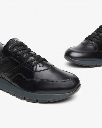 Nerogiardini uomo sneakers in pelle