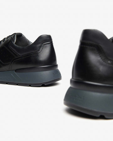 Nerogiardini uomo sneakers in pelle