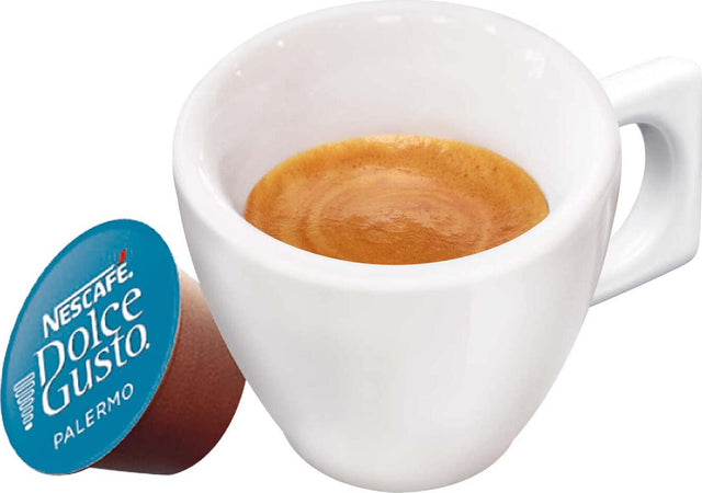 Nescafé Dolce Gusto Caffè Espresso Palermo 16 Capsule Alimentari e cura della casa/Caffè tè e bevande/Caffè/Cialde e capsule di caffè per macchinette/Capsule di caffè compatibili Nescafè dolcegusto Scontolo.net - Potenza, Commerciovirtuoso.it