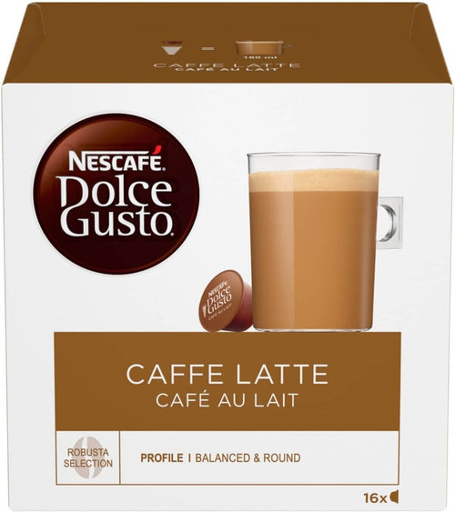 Nescafé Dolce Gusto Caffelatte Caffè con Latte 1 Confezione da 16 Capsule