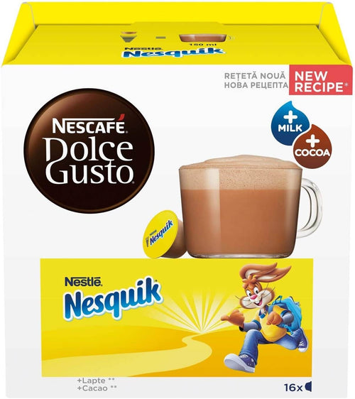 Nescafé Dolce Gusto Nesquik Bevanda al Gusto di Cioccolato 1 Confezione da 16 Capsule