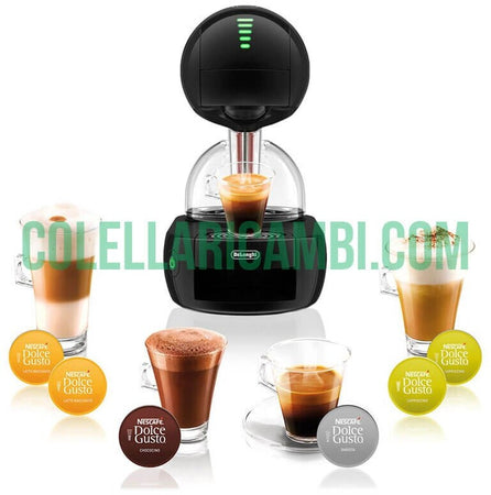 Nescafè Dolce Gusto Stelia EDG635.B Macchina per Caffè Espresso e Altre Bevande Touch Piano Black De Longhi