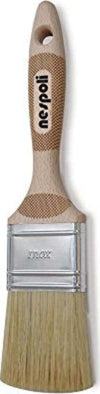 NESPOLI---Pennello-piatto-manico-in-legno,-N0A0107020,20,30,40,50,60,70-mm,-Misure:-40-mm