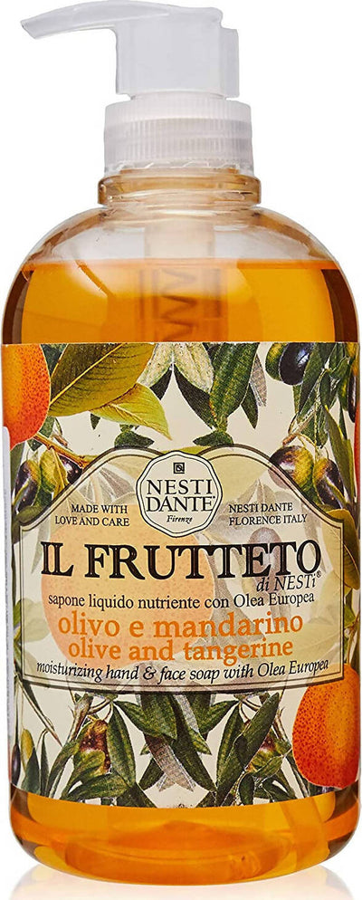 Nesti Dante Il Frutteto Sapone Liquido 500ml Viso E Corpo Detergente Idratante Profumato Olive E Mandarino Bellezza/Bagno e corpo/Detergenti per il corpo/Detergente per le mani Tiziana non solo gioielli - Civitanova Marche, Commerciovirtuoso.it