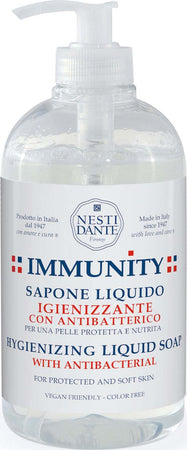 Nesti Dante Immunity Sapone Liquido 500ml Antibatterico Sapone Naturale Vegetale Made in Italy Vegan Friendly Bellezza/Bagno e corpo/Detergenti per il corpo/Detergente per le mani Tiziana non solo gioielli - Civitanova Marche, Commerciovirtuoso.it