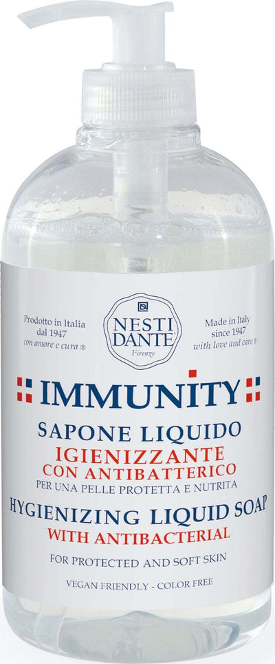 Nesti Dante Immunity Sapone Liquido 500ml Antibatterico Sapone Naturale Vegetale Made in Italy Vegan Friendly Bellezza/Bagno e corpo/Detergenti per il corpo/Detergente per le mani Tiziana non solo gioielli - Civitanova Marche, Commerciovirtuoso.it