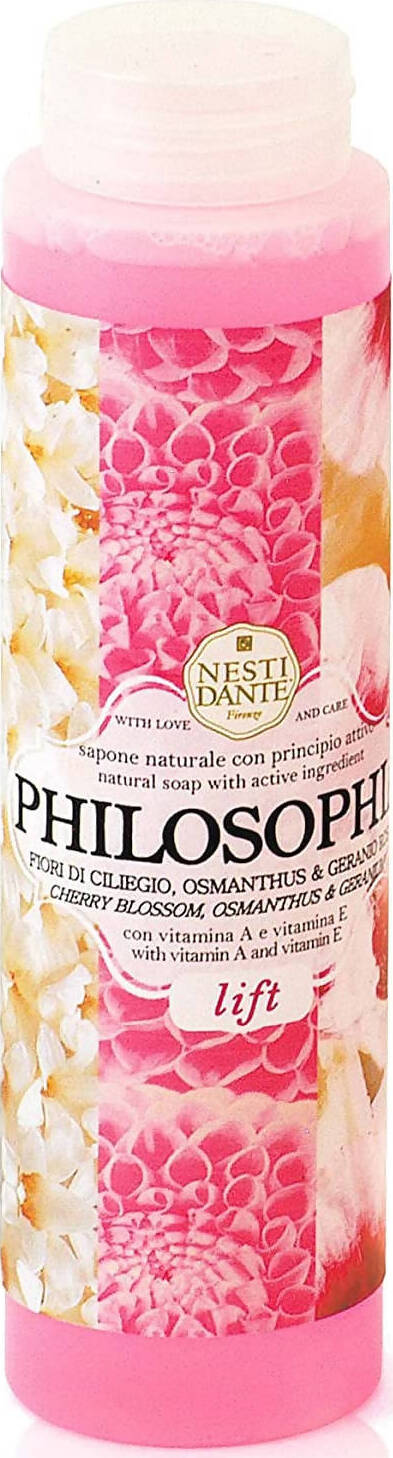 Nesti Dante Philosophia Bagnoschiuma Philosophia Lift 300 ml Detergente Gel Doccia Docciaschiuma Profumato Fiori di Ciliegio Bellezza/Bagno e corpo/Detergenti per il corpo/Bagnoschiuma docciaschiuma e gel doccia Tiziana non solo gioielli - Civitanova Marche, Commerciovirtuoso.it