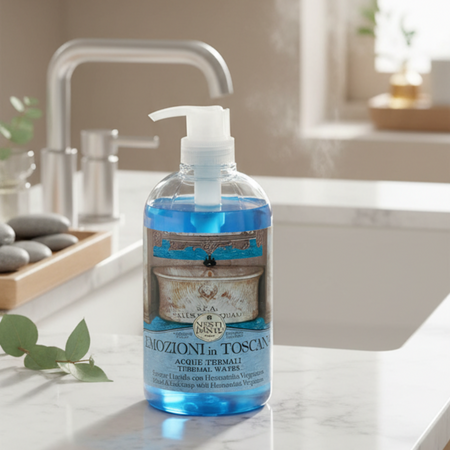 Nesti Dante Sapone Liquido 500 ml Acque Termali Emozioni in Toscana Detergente Mani Profumato