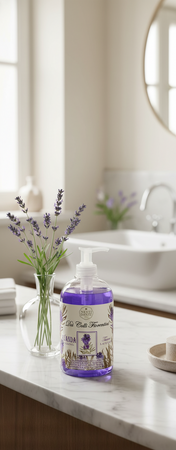Nesti Dante Sapone Liquido Lavanda 500ml Colli Fiorentini Detergente Mani Profumato Lavanda Viola Sapone Toscano