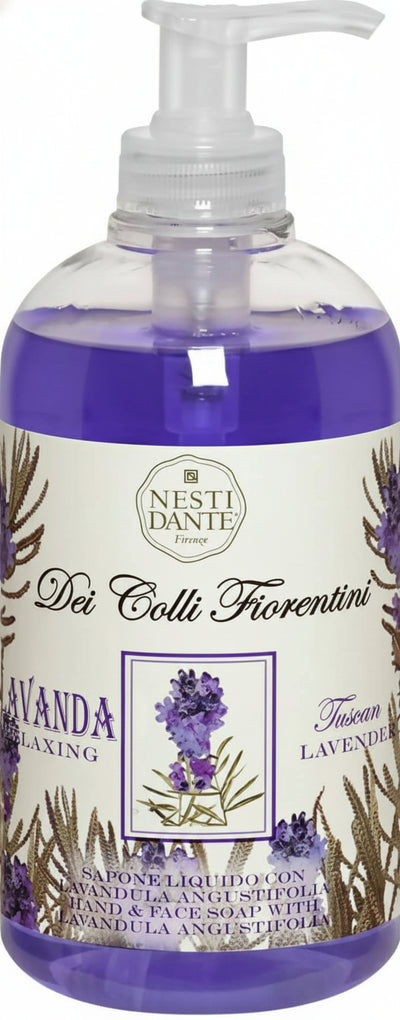 Nesti Dante Sapone Liquido Lavanda 500ml Colli Fiorentini Detergente Mani Profumato Lavanda Viola Sapone Toscano Bellezza/Bagno e corpo/Detergenti per il corpo/Detergente per le mani Tiziana non solo gioielli - Civitanova Marche, Commerciovirtuoso.it