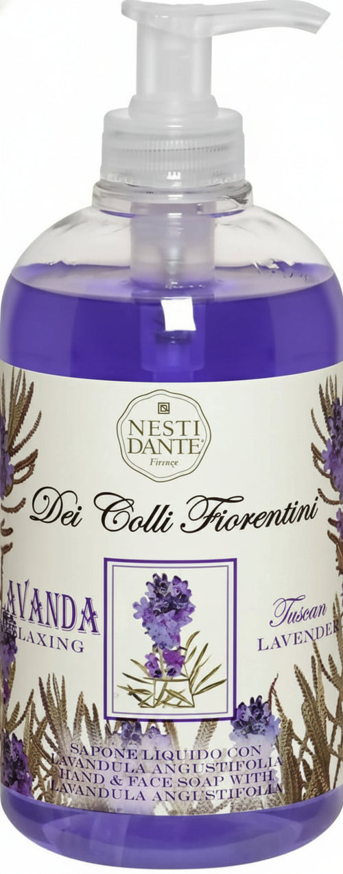 Nesti Dante Sapone Liquido Lavanda 500ml Colli Fiorentini Detergente Mani Profumato Lavanda Viola Sapone Toscano Bellezza/Bagno e corpo/Detergenti per il corpo/Detergente per le mani Tiziana non solo gioielli - Civitanova Marche, Commerciovirtuoso.it