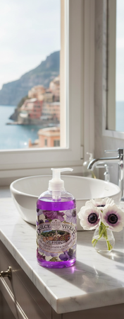 Nesti Dante Sapone Liquido Portofino 500ml Dolce Vivere Detergente Mani Profumato Acqua Di Anemone E Giglio Marino