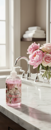 Nesti Dante Sapone Liquido Romantica Rosa E Peonia 500 ml Sapone Liquido Detergente Mani Rosa Medicea e Peonia