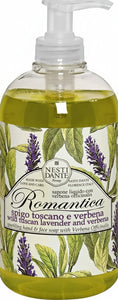 Sapone liquido Romantica Spigo Toscano e verbena 500 ml Sapone liquido Romantica Spigo Toscano e verbena 500 ml Tiziana non solo gioielli - Civitanova Marche, Commerciovirtuoso.it