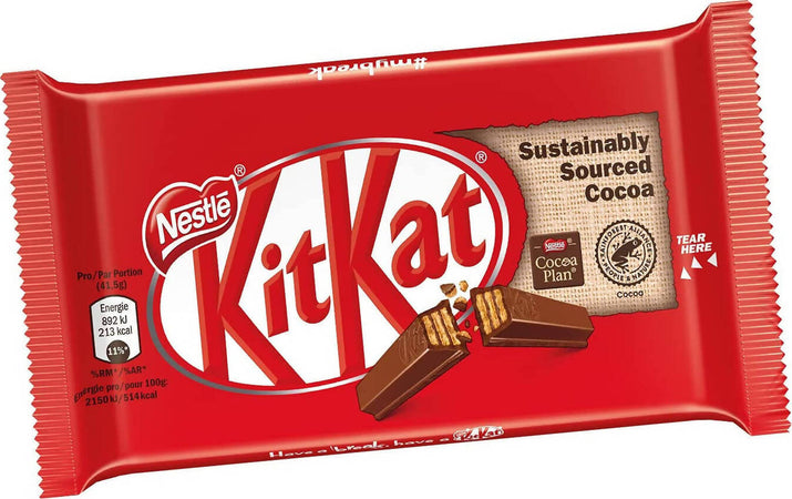 Nestlé Kit Kat 24x Kit Kat Monoporzione 41,50 Gr Kit Kat Snack Al Cioccolato Confezione Da 24 Pz Alimentari e cura della casa/Snack dolci e salati/Barrette ai cereali e barrette snack Franco Pausa Caffè - Albano Laziale, Commerciovirtuoso.it