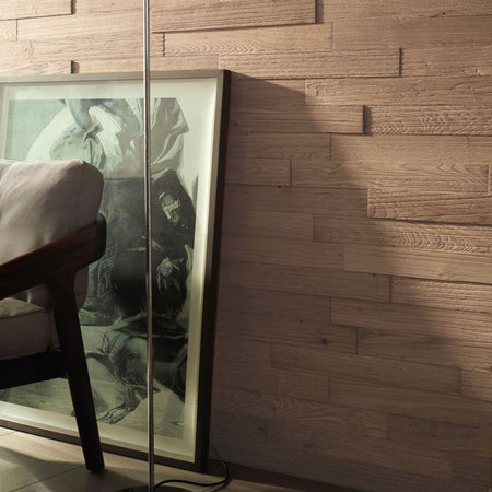 €29,90mq *MEGA STOCK* pacco da 1,86mq di Rivestimento autoadesivo Rovere massello  HARO WALL NEVADA white (olio effetto grezzo) (3,7-4,7-7,3)X62X496mm Eternal Parquet