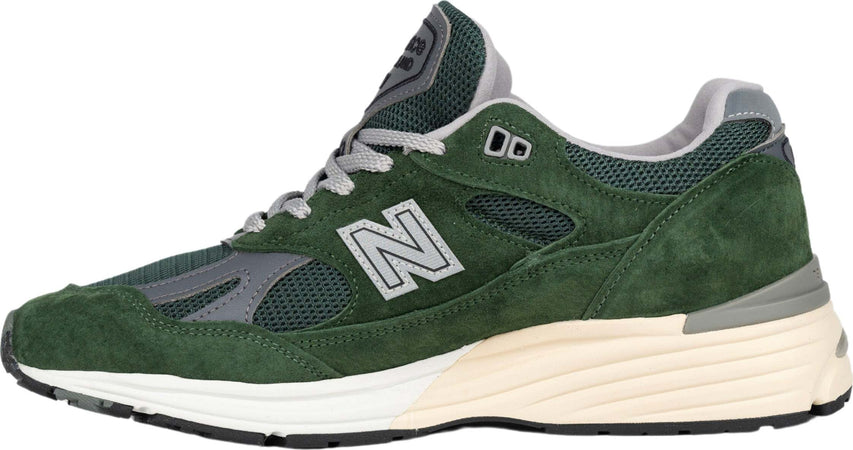 NEW-BALANCE-Made-in-UK-991v2-sneakers-in-Green-da-uomo