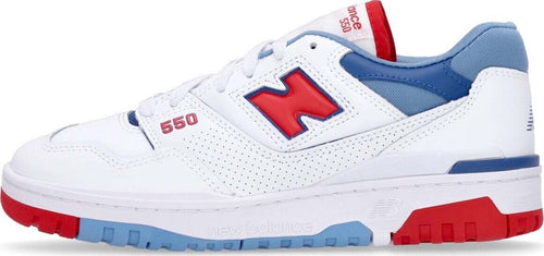 NEW-BALANCE-Scarpa-Bassa-Uomo-550-White/red/blue-da-uomo