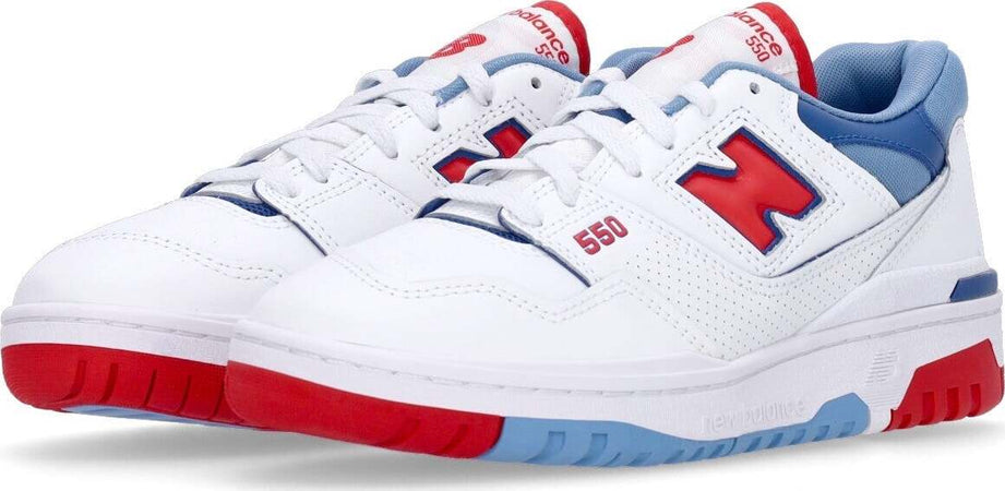 NEW-BALANCE-Scarpa-Bassa-Uomo-550-White/red/blue-da-uomo