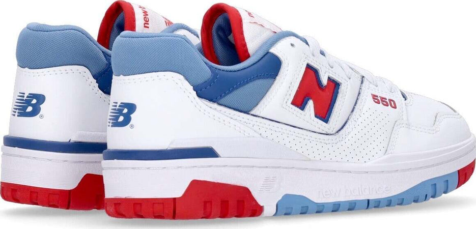 NEW-BALANCE-Scarpa-Bassa-Uomo-550-White/red/blue-da-uomo