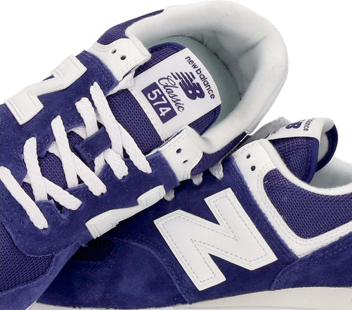 NEW-BALANCE-Scarpa-Bassa-Uomo-574-Blue-da-uomo
