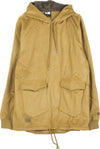 NEW-ERA-Felpa-Cappuccio-Uomo-Premium-Classic-Po-Hoody-Khaki-da-uomo